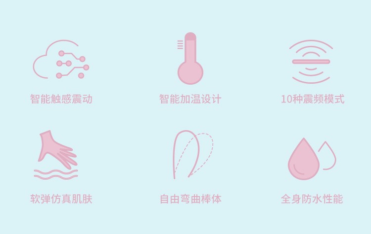 鱼悦智能感应触感震动智能加温棒-异想DMM