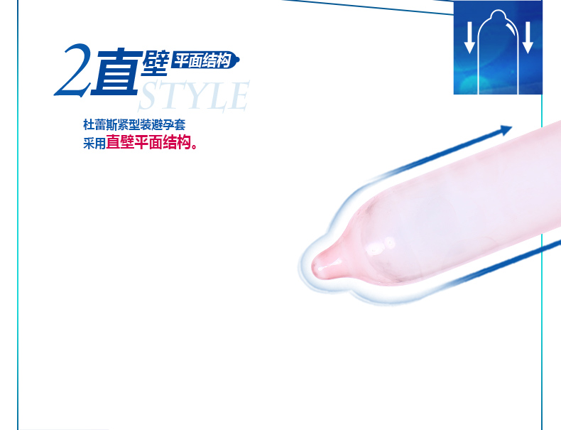 杜蕾斯避孕套 紧型装12只进口小号套超薄情趣安全套成人用品