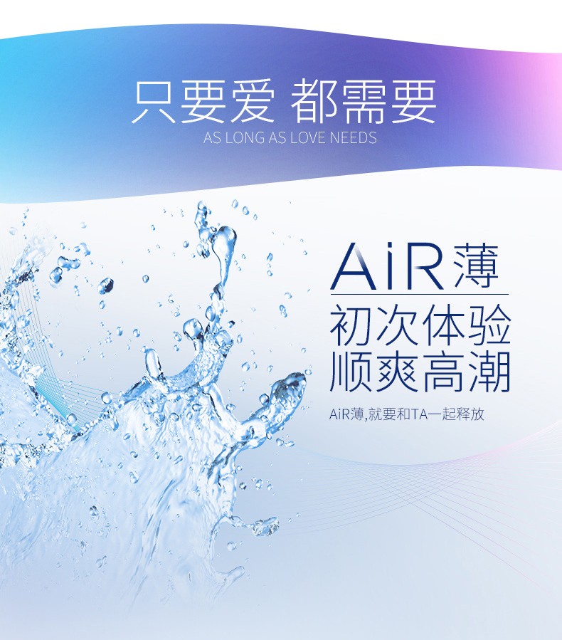 杜蕾斯避孕套Air空气套至薄幻影装超薄安全套情趣型男用计生用品