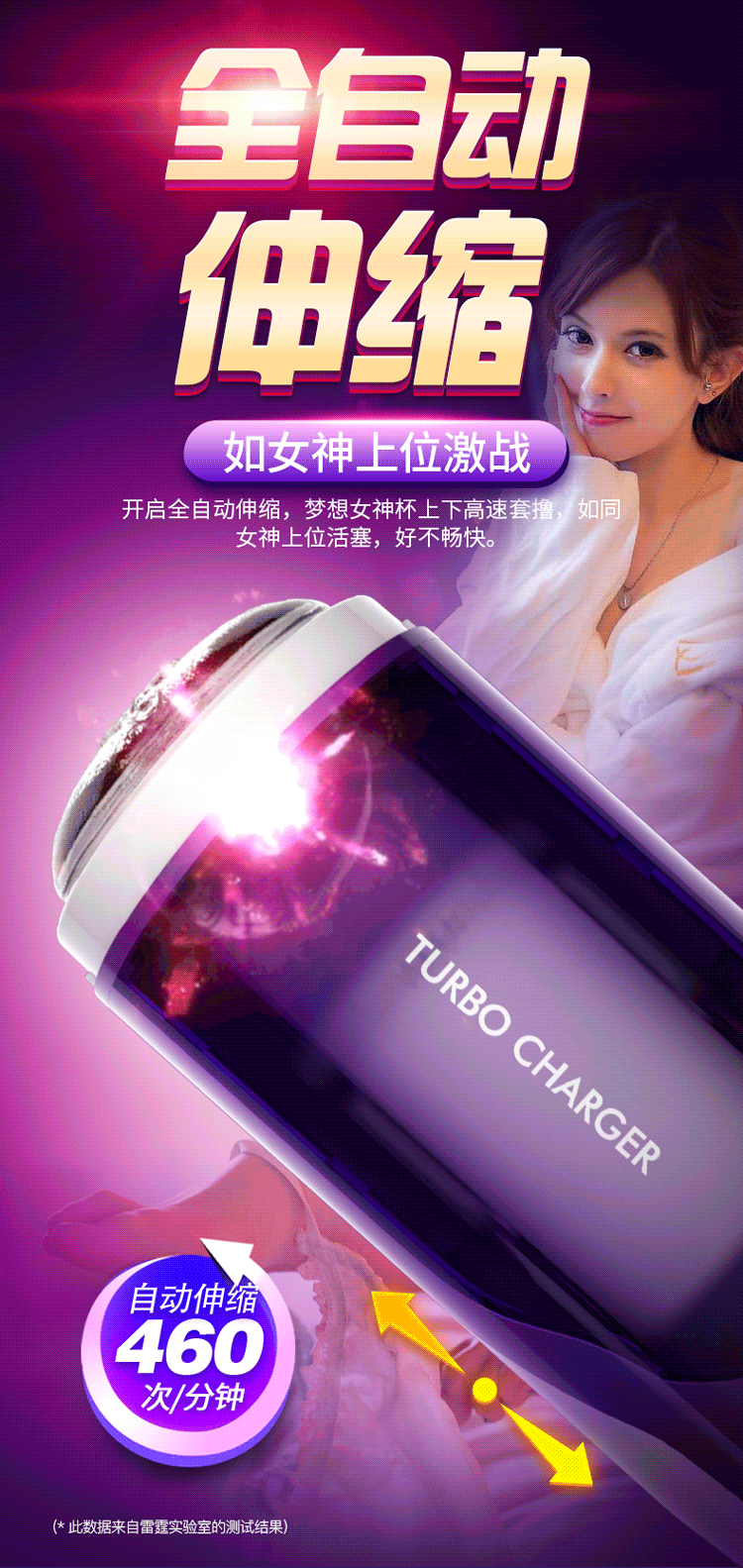 梦想女神伸缩+旋转泷泽娇喘飞机杯