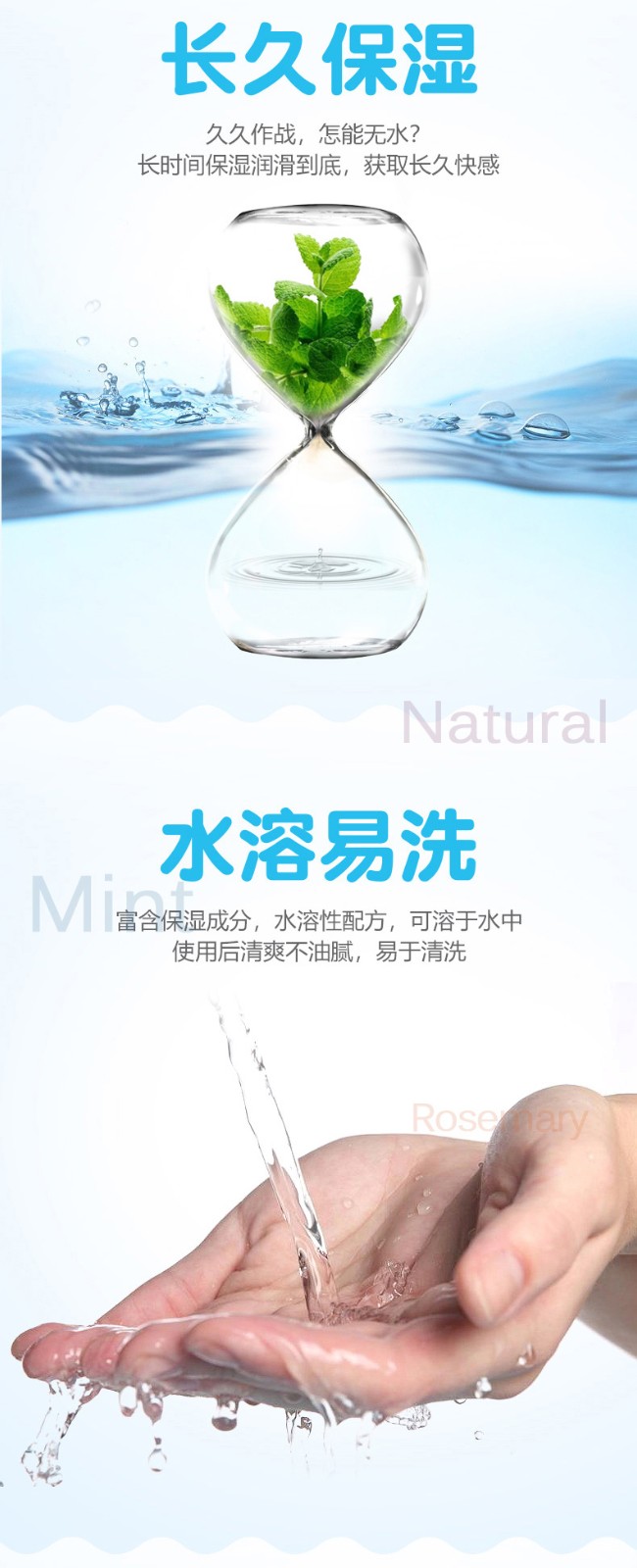 尚牌持久超滑快感人体润滑液60g水溶性透明质酸情趣用品