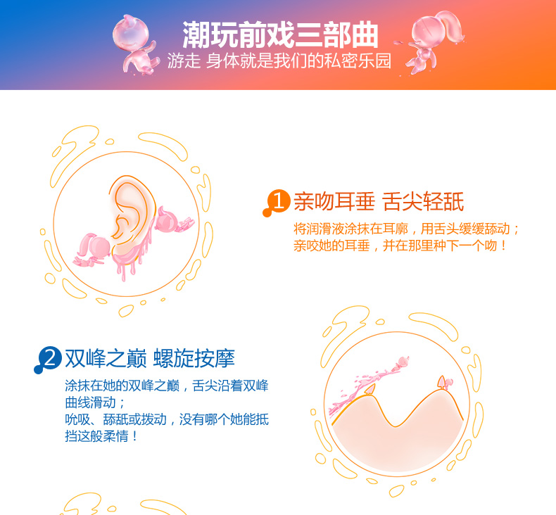 杜蕾斯人体润滑油冰感热感剂房事男口用私处快感水溶性调情趣性女用品小瓶